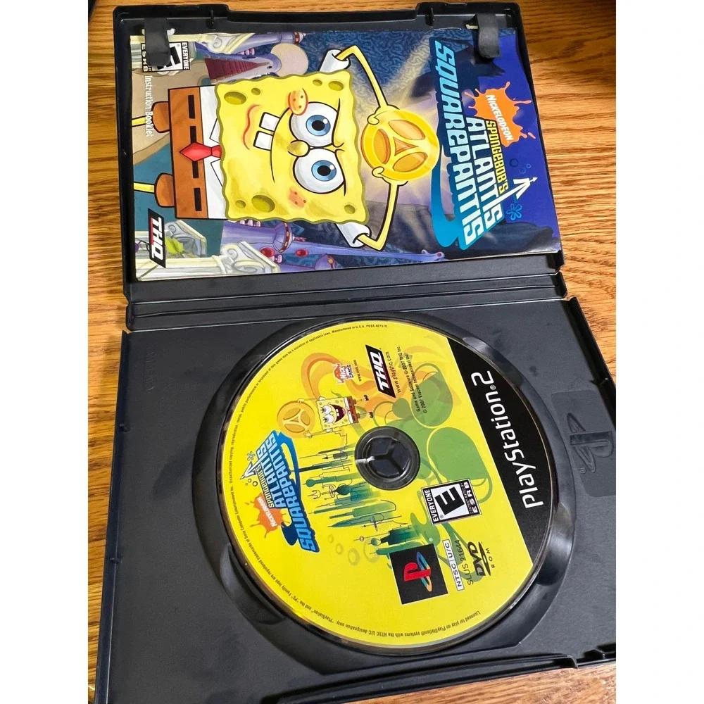 SpongeBob SquarePants Atlantis SquarePantis Sony PlayStation 2 PS2 CIB 2007 THQ